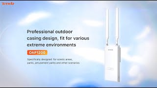 Tenda OAP1200 AC1200 Outdoor WiFi Access Point [upl. by Lyon]