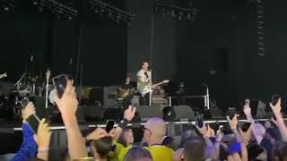 Eddie Vedder talks about Roskilde tragedy Pearl Jam Copenaghen 752022 [upl. by Dorion820]