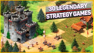 Top 30 Legendary Strategy Games  30 Strategy Games of All Time [upl. by Nalced690]