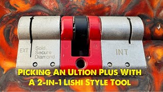 Ultion Plus found in a shop door opened with a Lishi Style 2in1 lock pick [upl. by Worlock]