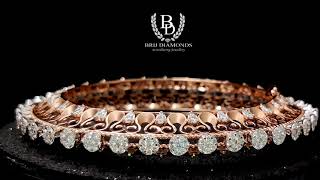 Diamond Pacheli Bangles  Latest Designs By Brij Diamonds Pacheli Bangles 💎 Diamonds [upl. by Weatherby]