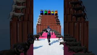 Black spiderman regdolls all minion gtav spiderman game [upl. by Nerro]