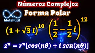 Potencias de Números Complejos usando la FORMA POLAR [upl. by Aenneea]