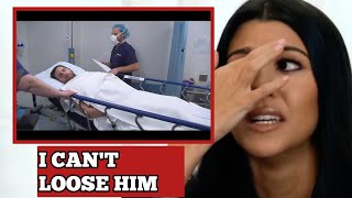 Kourtney CRIES as Scott Disick is taken by an ambulance to the hospital [upl. by Arymat516]