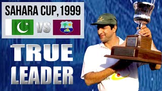 Wasim Akram A True Leader  Pakistans Clean Sweep In The Sahara Cup 1999  quotFull Series Packquot [upl. by Cony]