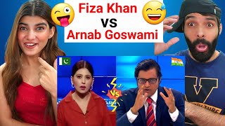 Arnab Goswami Vs Fiza Khan  Major Gaurav Arya Reaction [upl. by Annaert797]