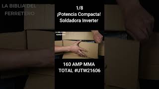 Parte 1  ¡Potencia Compacta Soldadora Inverter 160 AMP MMA TOTAL UTW21606 [upl. by Znerol]