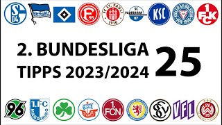 Bundesligatipps 2Liga  25Spieltag  Saison 20232024 [upl. by Maggs]