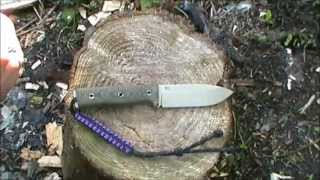 SURVIVE KNIVES GSO 41 OVERVIEW AND WOOD TASKS DEMO [upl. by Neelrak]