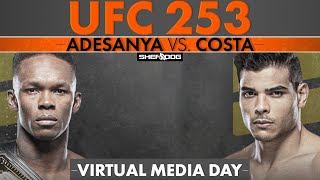 UFC 253 HEADLINERS  Israel Adesanya and Paulo Costa  Virtual Media Day interview [upl. by Kahlil331]