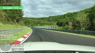 Stock F80 M3 Nurburgring 19 May 2017 wFerodo pads [upl. by Adliw]