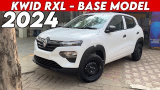 NEW 2024 KWID RXL BASE MODEL VALUE FOR MONEY ❤️ RENAULT KWID BASE MODEL 2024 NEW MODEL WHITE COLOUR [upl. by Nehepts947]