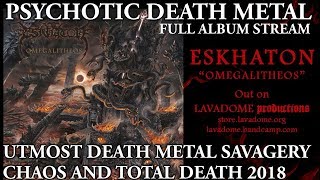 ESKHATON  Omegalitheos extreme Australian Death Metal Full Album 2018 [upl. by Louie472]