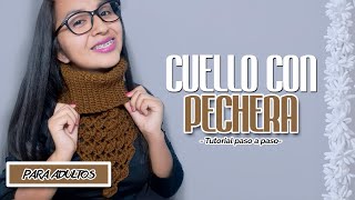 CUELLOS TEJIDOS A CROCHET PARA MUJER fáciles ✅ [upl. by Hansen609]