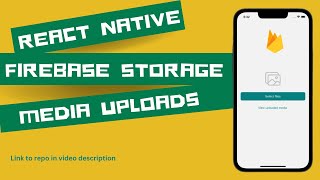 React Nativeexpo firebase cloud storage imagevideo upload jssdk [upl. by Godric544]