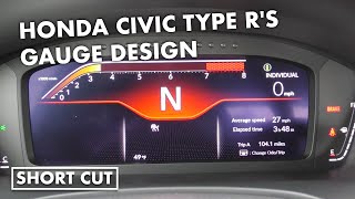 Honda Civic Type Rs gauge design [upl. by Eitsim400]