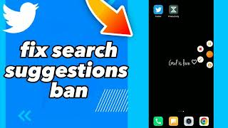 How To Fix Search Suggestions Ban On Twitter App [upl. by Nirrek]