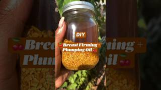 FIRMING AND PLUMPING OIL youtubeshorts recipe shorts fenugreek diy homemade homeremedies [upl. by Duj]