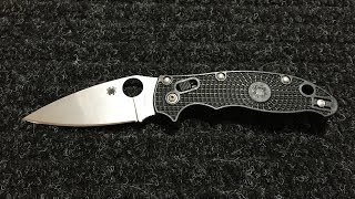 Spyderco Manix 2 Lightweight  CTSBD1 Black  FRCP  Overview [upl. by Manchester382]