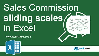 Sliding commission rate calculator for 3 levels in Excel [upl. by Percy754]