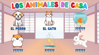 Canción infantil Los animales de casa  Spanish childrens song Home animals [upl. by Wendelin]