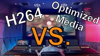 H264 VS Optimized Media Showcase [upl. by Esinad]