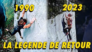 À 60 ans Alain Robert grimpe sans corde dans le Verdon [upl. by Anitserp362]