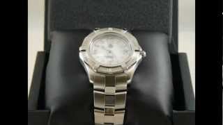 TAG Heuer 2000 Exclusive Full size man with a white dial Stainless steel wn1111 [upl. by Pax]