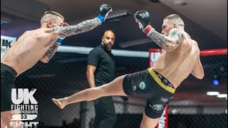 David Stansfield vs Frank Hyslop  UKFC 33 [upl. by Sidhu492]