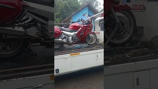 Yamaha FJR 1300 cc Naik Truk Towing moge fjr1300 viral [upl. by Vladi667]