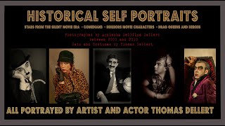 Thomas Dellert Portraying Classic Comedians and 1920s Drag Queens  NOT AI Photos [upl. by Orecul]