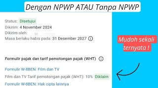 Cara Isi Formulir Pajak Amerika Adsense Youtube Terbaru [upl. by Boylston115]