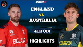 England vs Australia 4th ODI Highlights 2024  aus vs eng 4th odi highlights  eng vs aus odi [upl. by Atok]