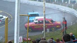 Pre68 Banger Racing at Hednesford Raceway  26 Sep 2010 [upl. by Ettenom]