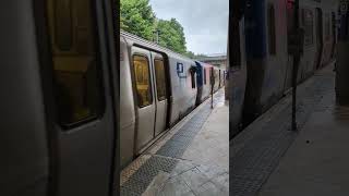 33rd Streetvia Hoboken Bound Train Of PA5s  Journal Square [upl. by Sela735]