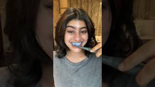 Colgate purple toothpaste review teethwhitening beauty makeup teeth smile makeup [upl. by Bernhard]