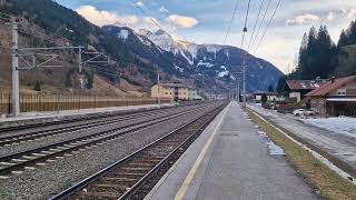 Einfahrt des railjet 797 am 04022024 in Dorfgastein [upl. by Hungarian]