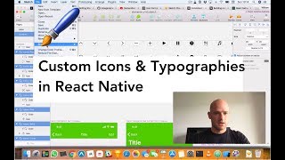 Custom Icons and Typographies in React Native [upl. by Hazard671]