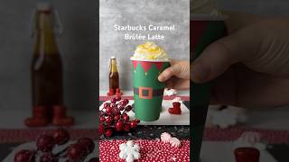 Starbucks Caramel Brûlée Latte  AT HOME RECIPE [upl. by Zenda]