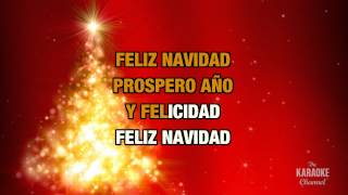 Feliz Navidad  José Feliciano  Karaoke with Lyrics [upl. by Monah]