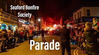 Seaford Bonfire Society Parade [upl. by Egiap]