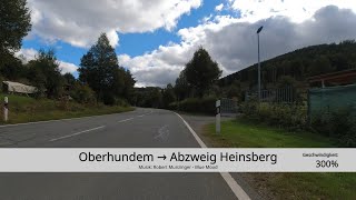 OE Oberhundem → Panorama Park → Abzweig Heinsberg [upl. by Capon960]