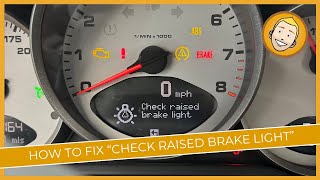 Porsche 911 997 Fix quotCheck Raised Brake Lightquot DIY [upl. by Iiette]