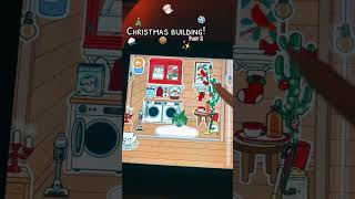 Christmas house build 🏡🎅 part 2 cr tocaaalifeee1 tocaboca [upl. by Aratahs]