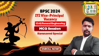 BPSC ITI Vice Principal vacancy  MCQ General Civil 17 April  bpscitiviceprincipalvacancy [upl. by Ultann]