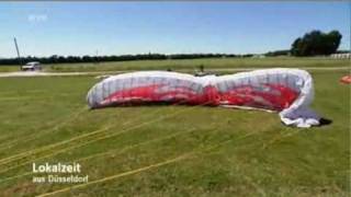 Paragliding in Neuss WDR Lokalzeit [upl. by Jessalyn414]