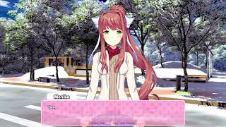 FINALE Natsuki and MC Happy Ending DDLC Wind To Your Heart MOD Part 11 [upl. by Animrelliug]