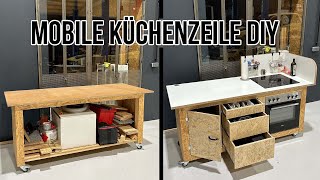 Wir bauen eine Küchenzeile für unsere Werkstatt aus der alten Werkbank Kochen für Profis 👨🏼‍🍳 [upl. by Danialah]