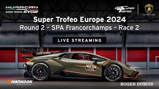 Lamborghini Super Trofeo Europe 2024 – SpaFrancorchamps Race 2 [upl. by Spalding]