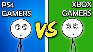 PS4 Gamers VS Xbox One Gamers [upl. by Yv912]